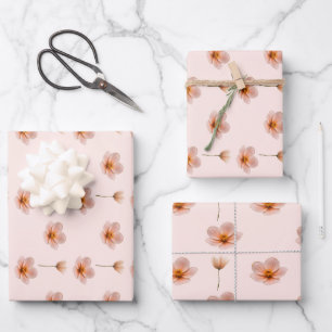 Schwebende Blumenmelodie Wrapping Paper Sheet