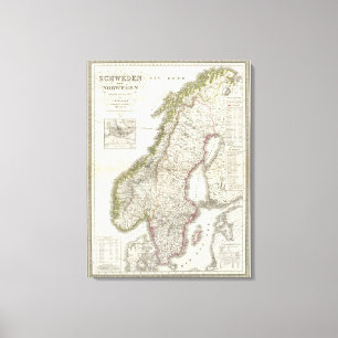 Schweden, Norwegen - Sweden, Norway Canvas Print