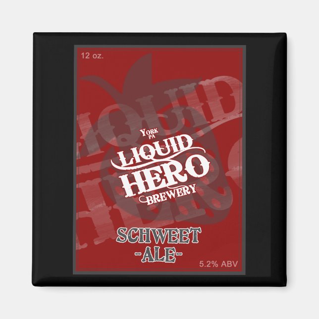 Schweet Ale Label Magnet (Front)