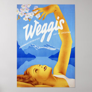 " Schweiz: 2022/heute - Weggis Vierwaldstättersee Poster
