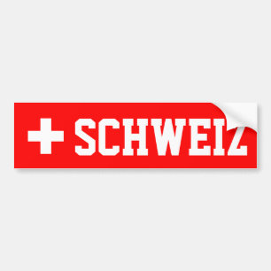 Schweiz Bumper Sticker