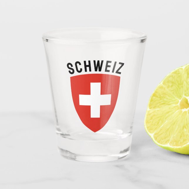 Schweiz (German-speaking Switzerland) Shot Glass (Front)