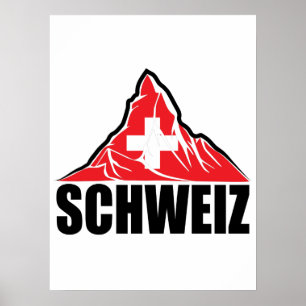 Schweiz Matterhorn Switzerland Poster