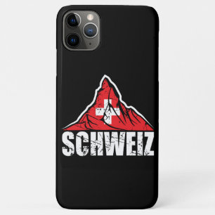 Schweiz Matterhorn Switzerland Vintage iPhone 11 Pro Max Case