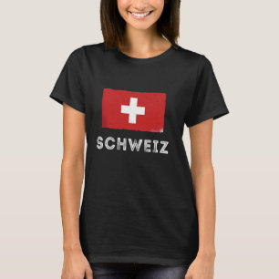 Schweiz Roots Switzerland Pride Swiss Flag Country T-Shirt