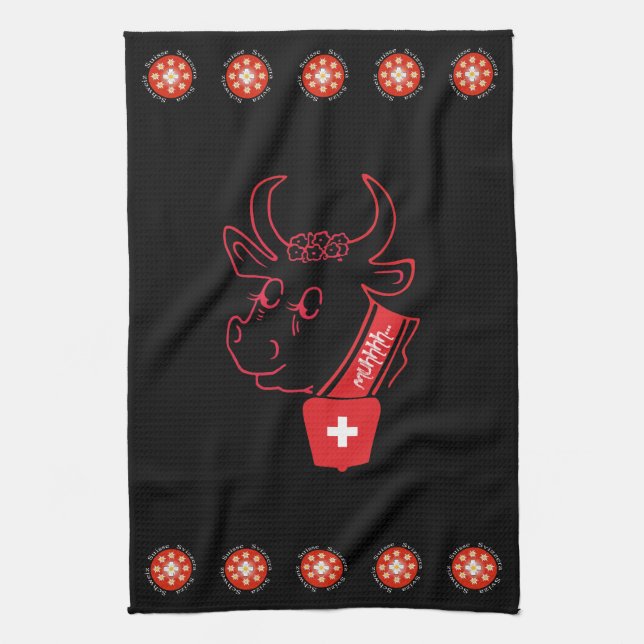 Schweiz - Suisse - Svizzera Geschirrtücher Kitchen Towel (Vertical)