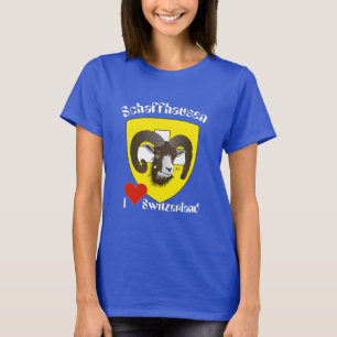 Schweiz Suisse Svizzera Svizra Schaffhausen T-Shirt