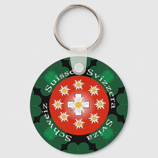Schweiz Suisse Svizzera Svizra Schlüsselanhänger Keychain (Front)