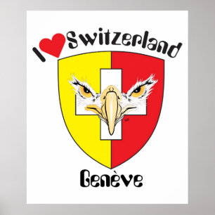 Schweiz, Suisse, Svizzera, Svizra, Switzerland Poster