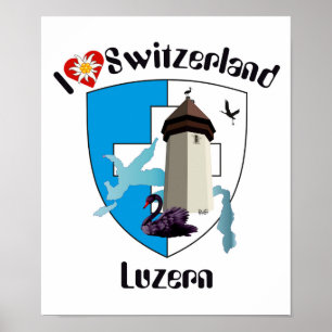 Schweiz, Suisse, Svizzera, Svizra, Switzerland Poster