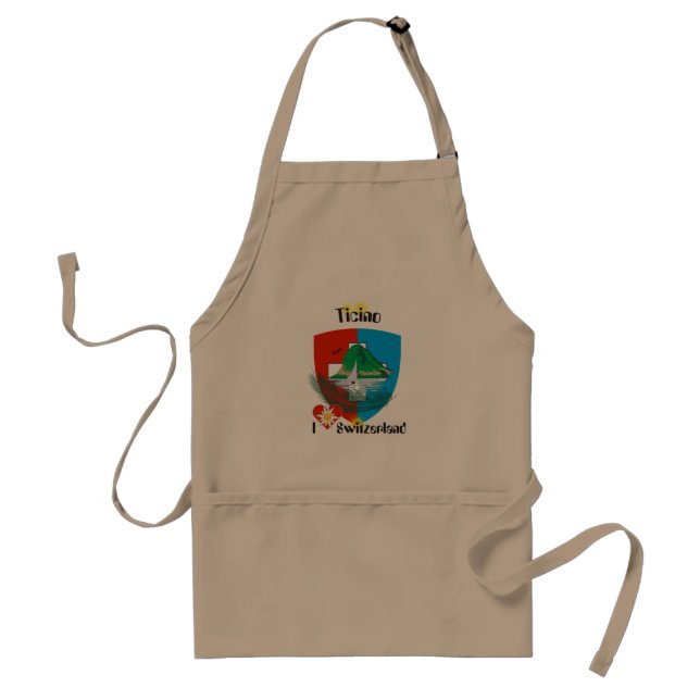 Schweiz Suisse Svizzera Switzerland Svizra Schürze Standard Apron (Front)