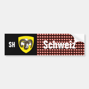 Schweiz Svizzera Suisse Schaffhausen Autoaufkleber Bumper Sticker
