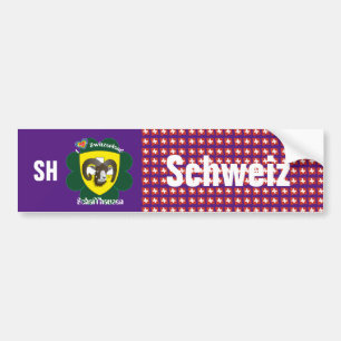 Schweiz Svizzera Suisse Schaffhausen Autoaufkleber Bumper Sticker