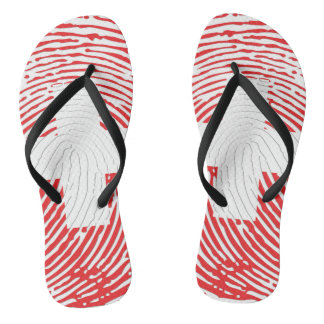 Schweizer Fingerabdruck Flip Flops