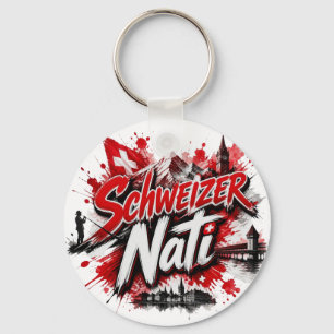 Schweizer Nati - the nickname of the Swiss nationa Keychain