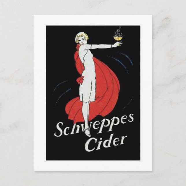 Schweppes Cider Postcard (Front)
