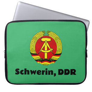 Schwerin, DDR, Schwerin, Germany, East German Ossi Laptop Sleeve