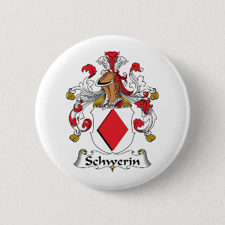 Schwerin Family Crest 2 Inch Round Button