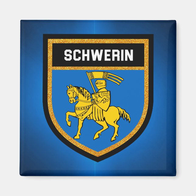 Schwerin Flag Magnet (Front)