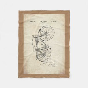 Schwinn Bicycle Fleece Blanket