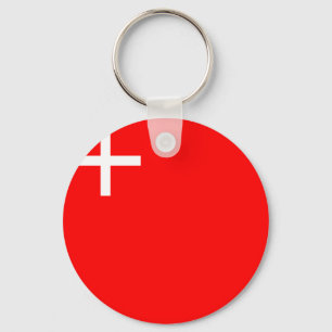 Schwyz, Switzerland flag Keychain