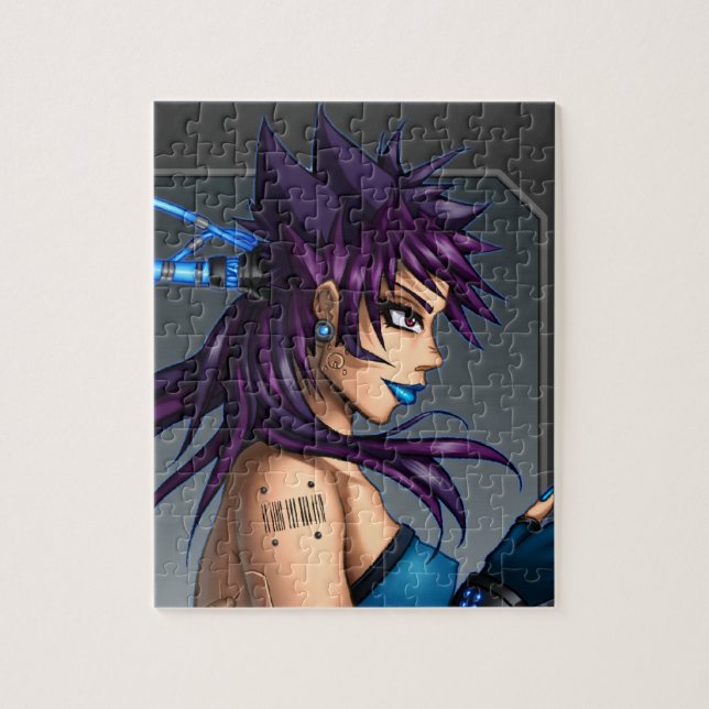 Sci-Fi Anime Girl Jigsaw Puzzle (Vertical)