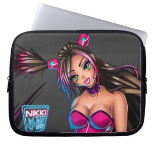 Sci Fi Anime Girl Nikki Laptop Sleeve