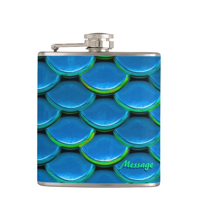 Sci-Fi Armour Wrapped Flask (Front)