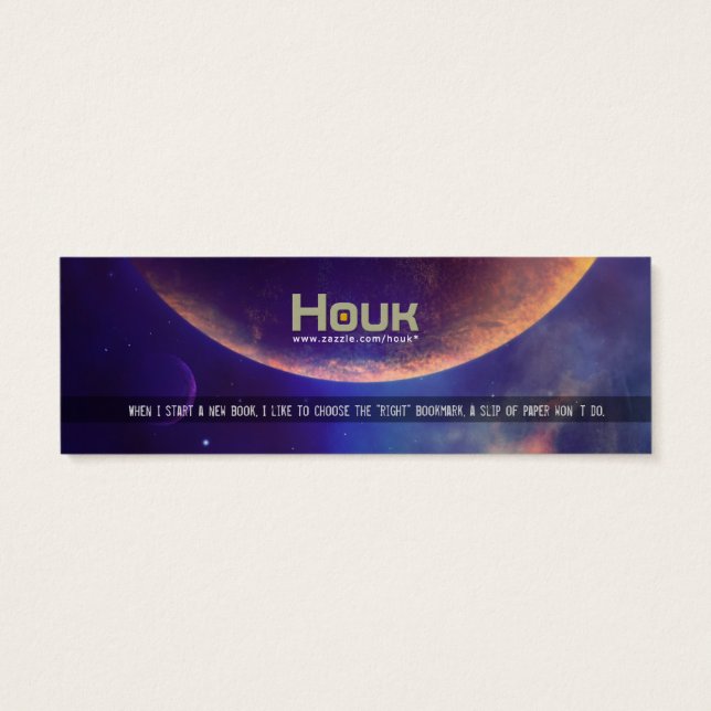 Sci-Fi Bookmark (Back)