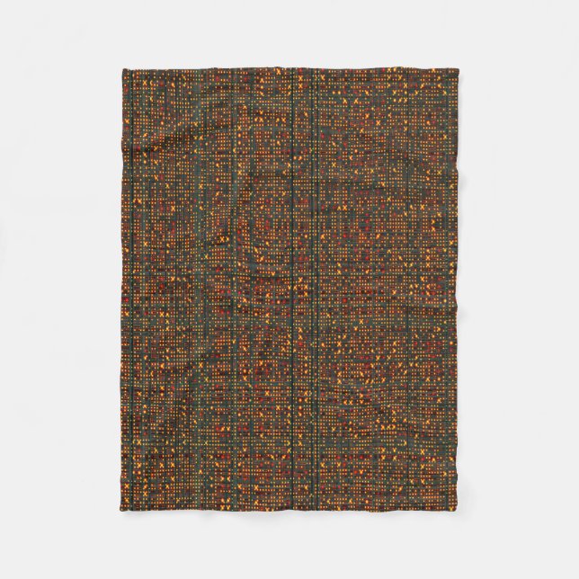 Sci Fi Circuit Board Fleece Blanket (Front)