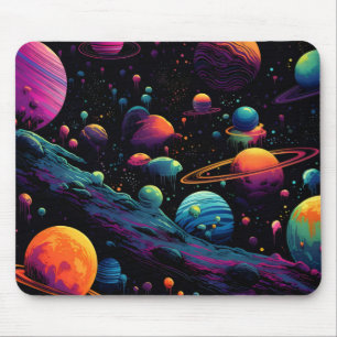 Sci-Fi Colour Space Mouse Pad