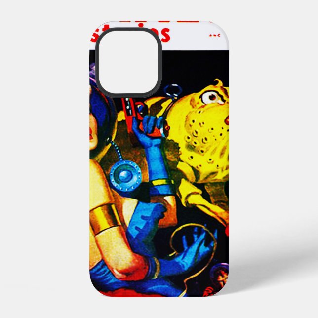 SCI FI COMICS FROM A 1950s GRAPHIC NOVEL iPhone Case (Back)