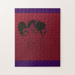 Sci-fi Demon Hunter Countess Jigsaw Puzzle