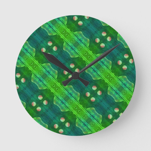 Sci-Fi - fantasy alien space planet worlds         Round Clock (Front)