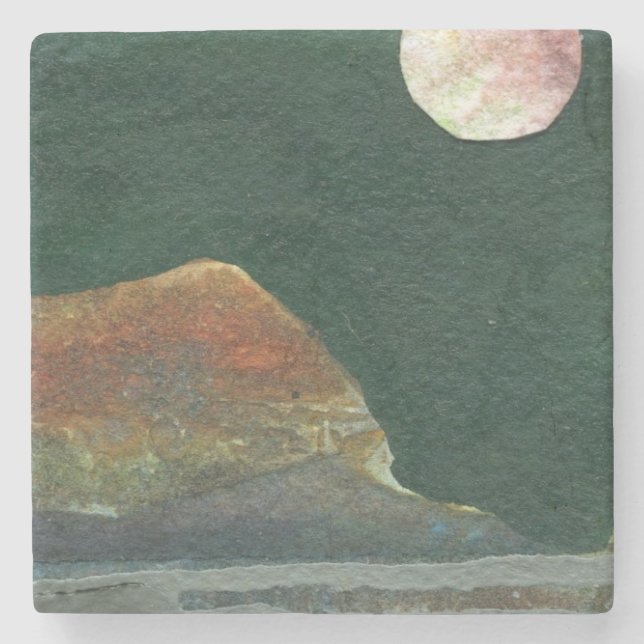 Sci-Fi - fantasy alien space planet worlds         Stone Coaster (Front)