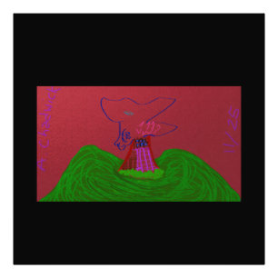 Sci-fi Fantasy Creature Landscape Photo Print