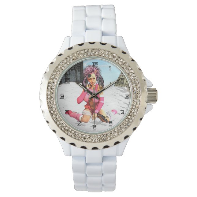 Sci Fi Female Cyborg Watch (Front)