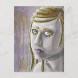 Sci-fi Girl Postcard