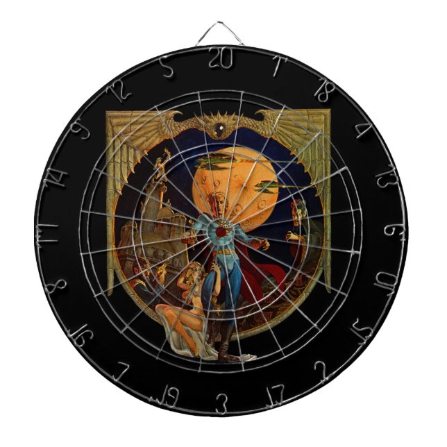Sci-Fi Hero Dartboard (Front)