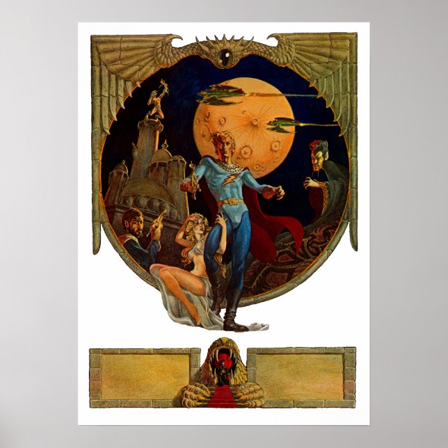 Sci-Fi Hero Movie Poster (Front)