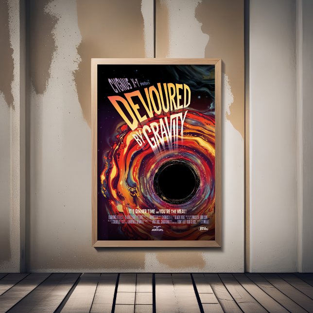 Sci-Fi Horror Movie Ad, Devoured By Gravity Poster (Creator Uploaded)
