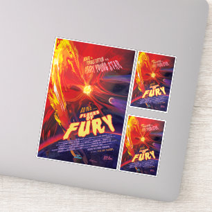Sci-Fi Horror Movie Ad, Flares Of Fury