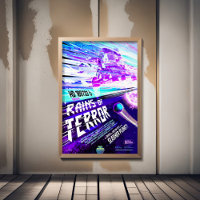Sci-Fi Horror Movie Ad, Rains Of Terror