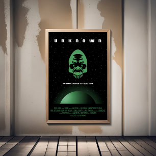 Sci-Fi Horror Movie Ad, Unknown Photo Print