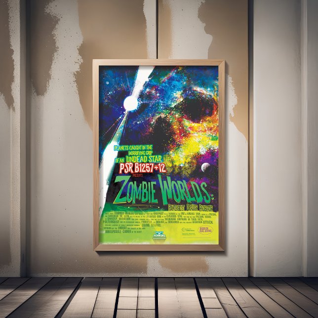 Sci-Fi Horror Movie Ad, Zombie Worlds Poster (Creator Uploaded)