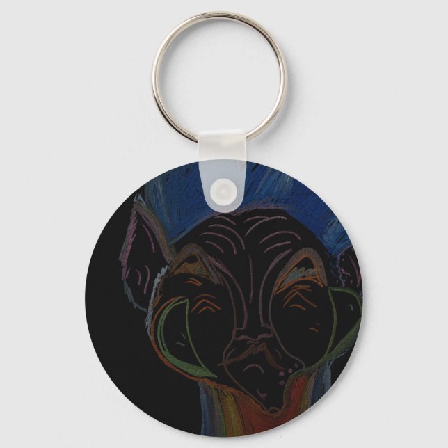 Sci-fi Hybrid Keychain (Back)