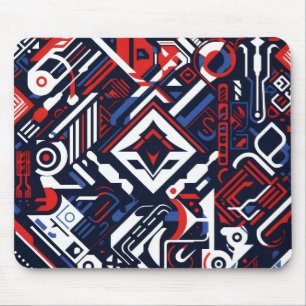 Sci-Fi Intricate Pattern Mouse Pad