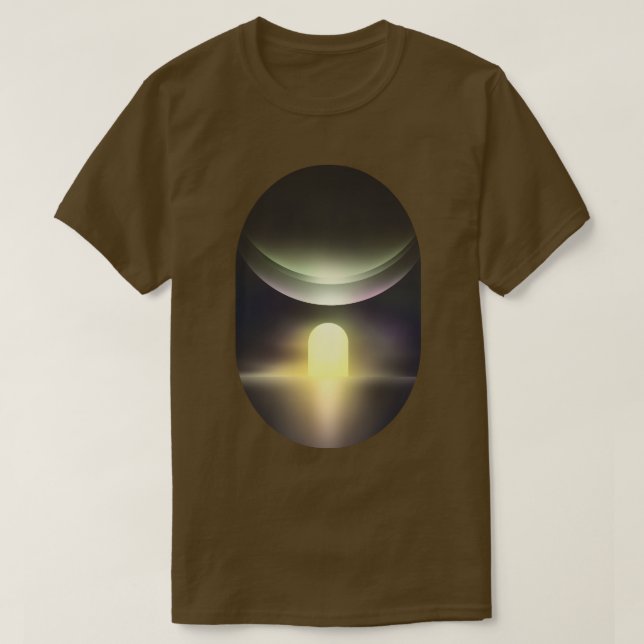 Sci-Fi Landscape Abstract Graphic Tee (Design Front)