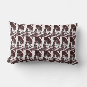 Sci-Fi "Lunar Landscape" the man in the moon Lumbar Pillow