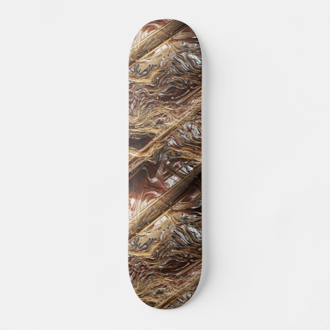 Sci-Fi Metal Art 2-2 Skateboard (Front)